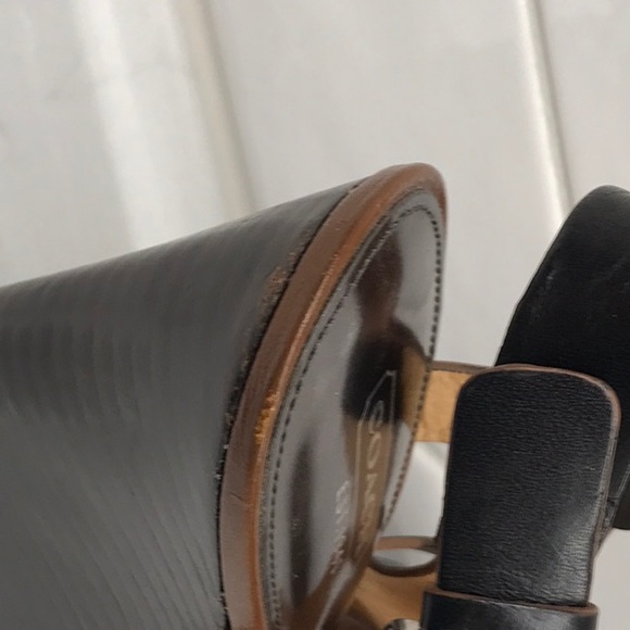 Women shoes black/brown size 8 coach wedges - Picture 13 of 13